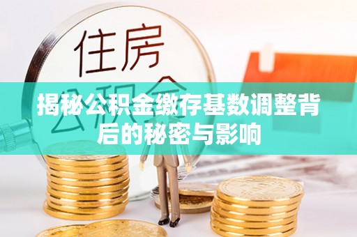 瓯海揭秘公积金缴存基数调整背后的秘密与影响